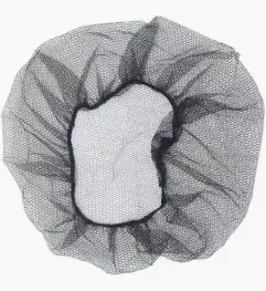 Gorro Redecilla Negro Desechable (Paquete 100 un.)