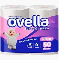 PAPEL HIGIÉNICO OVE DOBLE HOJA
